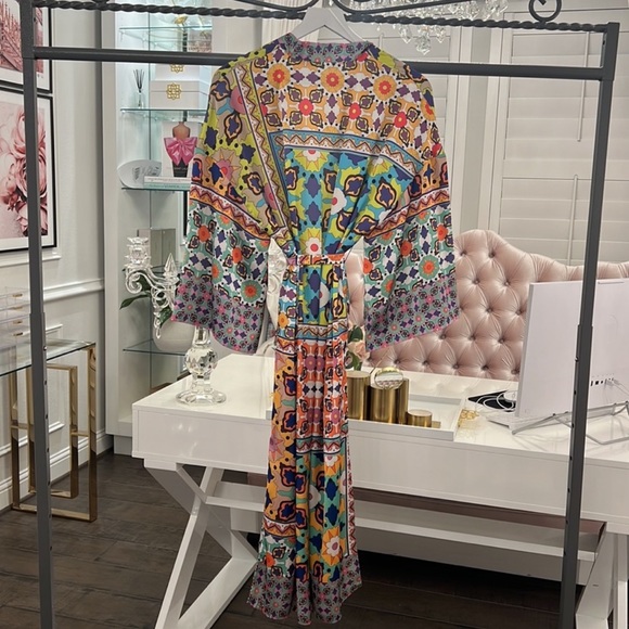 NWT ZARA PRINTED KIMONO - Picture 9 of 12